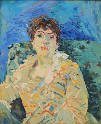 Berthe Morisot (1841-1895) Girl on a divan 61x50cm