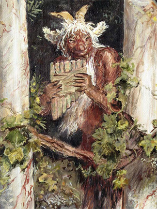 Arnold Böcklin (1827-1901) Idylle 1875 63x51cm