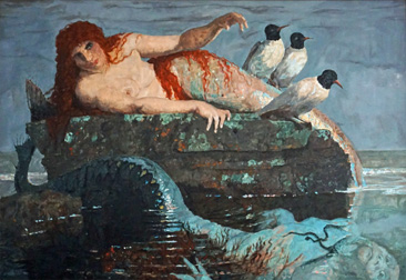 Arnold Böcklin (1827-1901) Meeresstille 1887 103x150cm