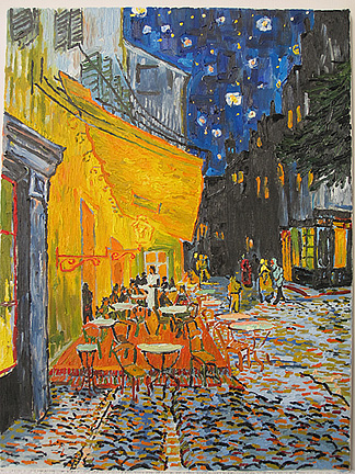 Vincent Van Gogh (1853-1890) Terrasse du café le soir, Place du Forum Arles