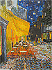 Vincent Van Gogh (1853-1890) - Terrasse du caf le soir, Place du Forum Arles - am 10. Tag